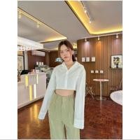 ราคา เสื้อเชิ้ต เอวลอย สีขาว (28268354361)