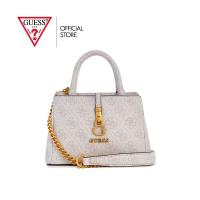 ราคา GUESS กระเป๋าถือ รุ่น QC921376 G JAMES LOGO MINI SATCHEL สีขาว (25753305139)