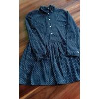 ราคา ชุดเดรสสั้น(มือสอง)สีกรม(น้ำเงินเข้ม)ลายจุดเล็กสีขาวทรงใส่แล้วน่ารักค่ะ❤️ (18549016757)