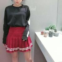 ราคา กระโปรงเทนนิส มีแถบริบบิ้น (1324008165)