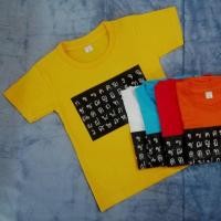 ราคา เสื้อยืดเด็ก​ เสื้อยืดแขนสั้น สกรีนลายอักษรไทย (7917816290)