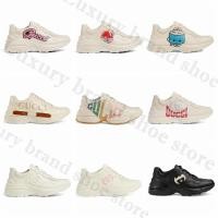 ราคา Gucci, classic, new, Rhyton series, women's, หนังโลโก้ Gucci, รองเท้าผ้าใบ, แท้ (26552374783)