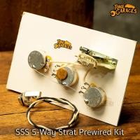 ราคา Tone Garages SSS Strat Prewired Kit วงจรกีต้าร์ไฟฟ้า พรีเมี่ยม All USA Made Components (11755696539)