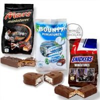 ราคา รวมช็อกโกเเลตยอดฮิต Bounty Mars Snickers จากยุโรป (16954840330)