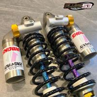 ราคา โช๊คตัวจบราม 53แบรนด์ SHOWA แกนรุ้ง(สีพิเศษ ดำ) FORZA มีขนาด 400mm. ตรงรุ่น (16798025639)