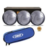 ราคา OBUT ลูกเปตอง สำหรับฝึกซ้อมกีฬา Petanque MatchChrome 374111-71 Set3+Bag แถมฟรี! กระเป๋าเปตอง (คละสี) (5500) (23046011185)