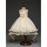 ราคา ชุดราตรีออกงานเด็กผู้หญิงสีทอง!!! (682530320)