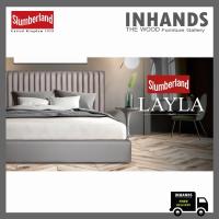 ราคา ฐานเตียงนอน เตียงนอน Slumberland รุ่น Layla (New Arrival) เตียงไม้ เตียงนอนสลัมเบอร์แลนด์ เตียงหุ้มหนัง (4817931778)