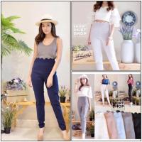 ราคา กางเกงเอวสูงขาเดฟเอวหยัก (286669095)