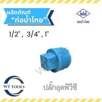 ราคา ฝาอุดเกลียวนอก ปลั๊กอุด ขนาด 1/2" ,3/4",1" ท่อน้ำไทย ของแท้ (29765606333)