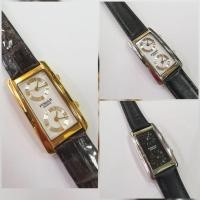 ราคา นาฬิกา​ข้อมือ​ผู้หญิง Pomar 2เวลา สายหนัง หน้าปัดดำ หน้าปัดขาว (6914504702)