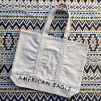 ราคา กระเป๋าผ้า American eagle tote bag-ของมือสอง (22961485158)