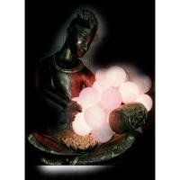 ราคา โคมไฟบอลผลิตภัณฑ์จากเส้นด้ายผ้าใยบัวและใบยางพารา สีสันสวยงามใช้ประดับตกแต่งตามสไตล์ที่ชื่นชอบ (14209337612)