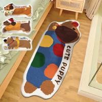 ราคา น่ารักการ์ตูนลูกสุนัขตุ๊กตาพรมห้องนอนพรมข้างเตียงนุ่มแผ่นเท้าอุปกรณ์บ้าน (28359138354)