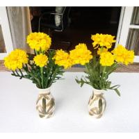 ราคา แจกันดอกดาวเรืองประดิษฐ์ ขนาดเล็ก สไตล์วินเทจ แพค 1 คู่ (6007260700)