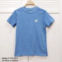 ราคา เสื้อเด็ก adidas แท้100% สีฟ้า ผ้านิ่มๆ ลายตารางด้านหลังน่ารักมากๆค่ะไซส์ 9-10Y US S (25510840903)