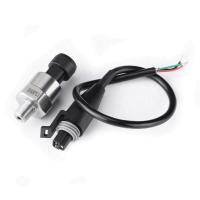 ราคา Pressure Transmitter 1/8NPT 200 Psi 4.5V Stainless Steel Pressure Transducer Sensor for Oil Fuel Air Water (26954067129)