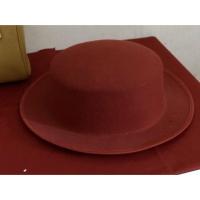 ราคา หมวกปานามากำมะหยี่สีแดง. (1535889561)