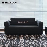 ราคา Blackdog สุนัขสีดำกลางแจ้งโซฟาเป่าลมคู่แบบพกพาตั้งแคมป์กลางแจ้งปิกนิกเตียงลมเตียงเป่าลมสำหรับคนขี้เกียจ (28969901640)