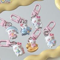 ราคา พวงกุญแจคิตตี้น่ารักการ์ตูนสาวหัวใจหวานจี้คู่แฟนอุปกรณ์เสริมของขวัญ (28255356603)