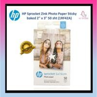 ราคา กระดาษภาพถ่าย HP Sprocket Zink อบเหนียว 2" x 3" 50 แผ่น (1RF42A) (14697513035)