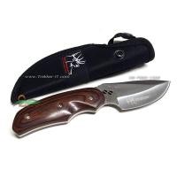 ราคา BUCK 480 RMEF มีดเดินป่า แค้มปิ้ง ด้ามไม้แท้ พร้อมซองพก ใบมีดคมมาก (7642591730)