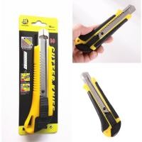 ราคา มีดคัตเตอร์พร้อมใบมีด18มม.รุ่นล็อคใบมีดแบบหมุน มีดคัคเตอร์ใหญ่ คัตเตอร์ขนาดใหญ่ มีดคัตเตอร์อันใหญ่ (DBE216) (23037861960)