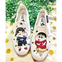 ราคา รองเท้าเพ้นท์ลายชินจัง (29204584897)