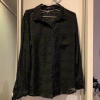 ราคา เสื้อเชิ้ตสีดำ มือสอง (2426724007)