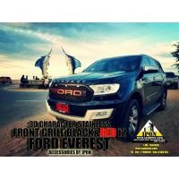 ราคา หน้ากระจัง Ford Everest 2015-2020 ตัวหนังสือสีดำของแดง (12136618686)