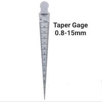 ราคา เกจวัดร่อง 0.8-15มม เกจวัดรู เตเปอร์เกจ Taper Gage 0.8-15mm INSIZE รุ่น 4833-1 (3152365258)