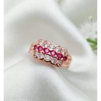 ราคา #แหวนเศษนาคแท้หัวพลอยไข่ปลาล้อมเพชร (28761780461)