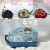 ราคา กระเป๋าผ้าคอตตอนพิมพ์ลายญี่ปุ่น กระเป๋าใส่เหรียญ (2491119940)