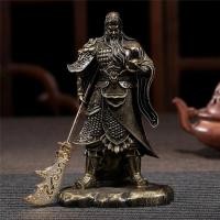ราคา Chinese Guan Gong Buddha Statue Bronze Color Ornaments Resin Crafts Feng Shui Big Buddha Sculpture Figurines Home Decora (26113489806)