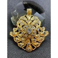 ราคา สินค้าหลุดจำนำจี้เพชรซีกแท้ทอง90% ไซต์ใหญ่จัมโบ้ หนัก17.65กรัม สวยงานเก่าสมบูรณ์ตามภาพ (26053217905)