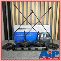 ราคา PROEUROTECH UHF124 ไมค์ลอยตั้งโต๊ะ4ตัว ก้านยาว60CM UHF 124 UHF-124 ไมค์ประชุม ชุดประชุมไร้สาย ไมค์ประชุมไร้สาย ความถี... (4629055040)