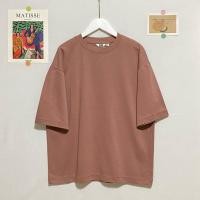 ราคา Uniqlo U ผ้า AIRism คอตตอน สีชมพูกะปิ (24134807993)