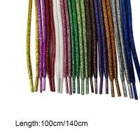 ราคา เชือกผูกรองเท้า ทรงกลม ขนาด 4 มม. สีทอง แฟชั่นสําหรับเด็กผู้หญิง จํานวน 1 คู่ (25164802694)
