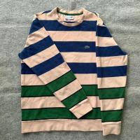 ราคา มือ2 ของแท้ สเวตเตอร์ลายทาง Lacoste Sweater ตำหนิอยู่ภาพสุดท้าย (26062953334)