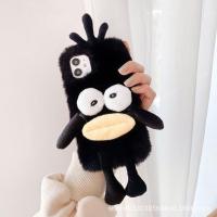 ราคา 11 promax iPhone case เคสนิ่ม เนื้อซิลิโคน for iPhone X XS MAX XR 7+ 8PLUS full cover ขนเป็ดดำปากเหลือง TPU-SK046 (5463779241)