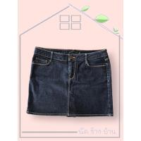 ราคา #ZARA กระโปรงยีนส์สั้น แบรนด์ ZARA (21582878069)