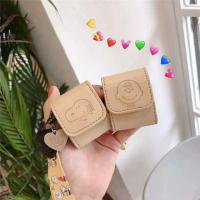 ราคา {พร้อมส่ง} กระเป๋าหนังใส่ airpod(แอร์พอด)​ พร้อมสายห้อยข้อมือ snoopy (7802778583)