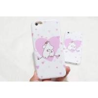 ราคา Moomin ขาว iphone 5/5s/se/6/6s/6+/6s+/7/7+ เนื้อ tpu นิ่ม ผิวด้านเงา คลุมรอบ (343262043)