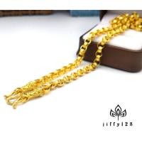 ราคา goodhome K204 สร้อยคอหุ้มทองหนัก2บาท ลายทาโร่ ยาว 24 นิ้ว พร้อมตะขอปั๊ม 92.5 % ใส่ลงน้ำได้ (16480493444)