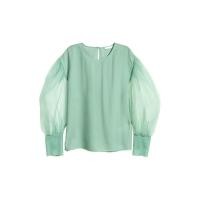 ราคา เสื้อแขนบอลลูน H&M แขนชีฟองหรูหรา Size US2 (26363262238)