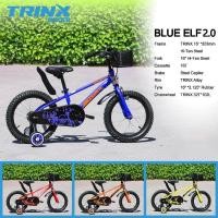 ราคา TRINX BLUE EFL 2.0(ส่งฟรี+ผ่อน0%) จักรยานเด็ก(มีล้อพ่วง) ล้อ 16 นิ้ว ไม่มีเกียร์ ริมเบรค เฟรมเหล็ก Hi-Ten *แถมตะกร้า* (21471753055)