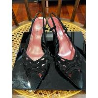 ราคา รองเท้าส้นสูงหัวแหลม หนังกลับ Size 38 (24981442186)