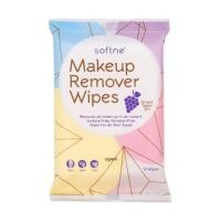 ราคา ฮิตมากSoftne' Makeup Remover Wipes 1 แพ็ค บนรจุ 12 Sheets (929826027)