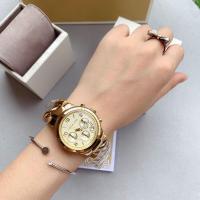 ราคา (ส่งต่อ) .MICHAEL KORS Runway Twist Chronograph Gold-tone นาฬิกาข้อมือผู้หญิง รุ่น MK3131 (20108879779)