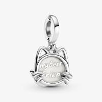 ราคา (ของแท้ พร้อมส่ง) Pandora My Pet Cat Dangle แพนโดร่าติ้งแมว ของแท้ มือหนึ่ง (27468734082)